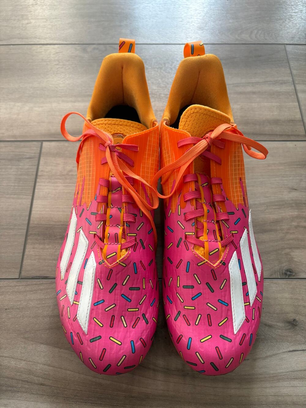 Adidas x The Simpsons “Donut” Adizero Football Cleats – Men’s Size 10.5